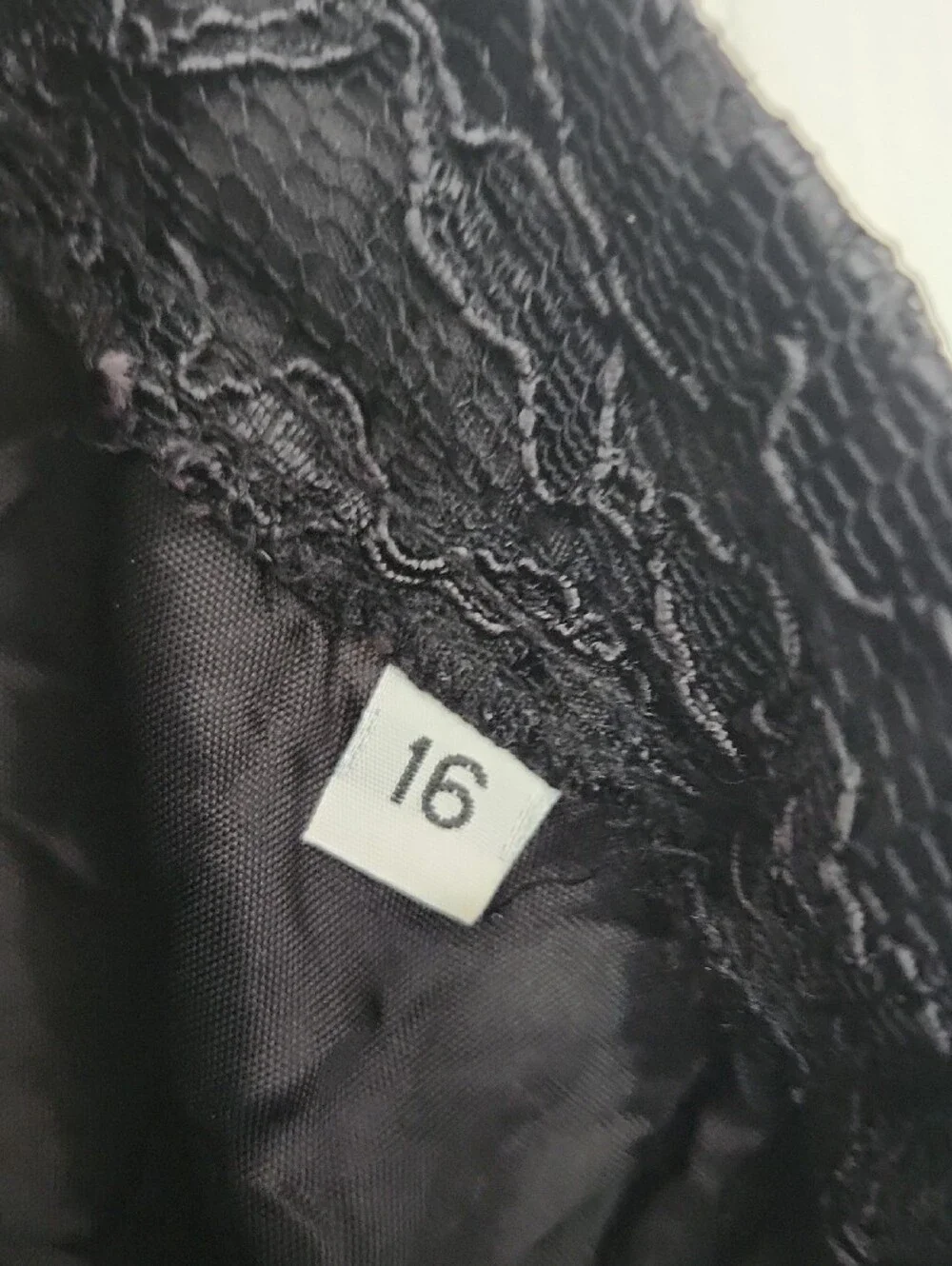 80s Vintage Whimsygoth Black Lace Pencil Skirt - Classic Women's Skirt Size 8